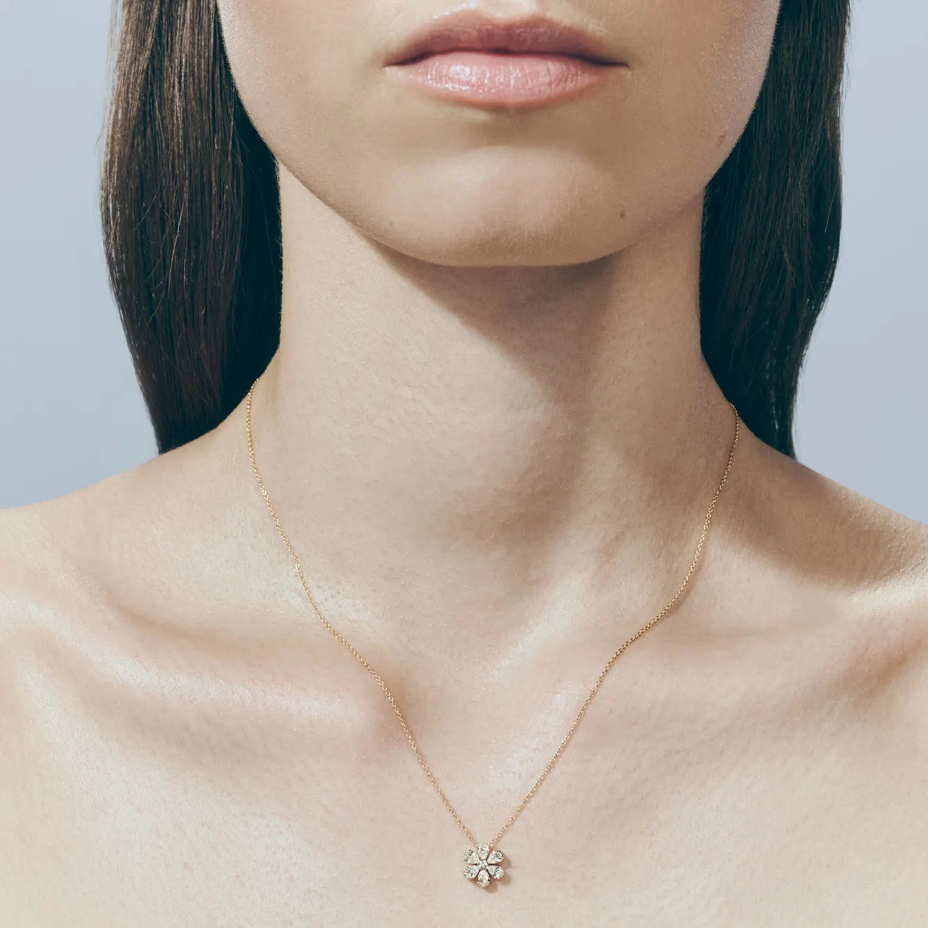 Sophie Bille Brahe Cosmos Simple Halskæde NL26_FLO_ONE_W