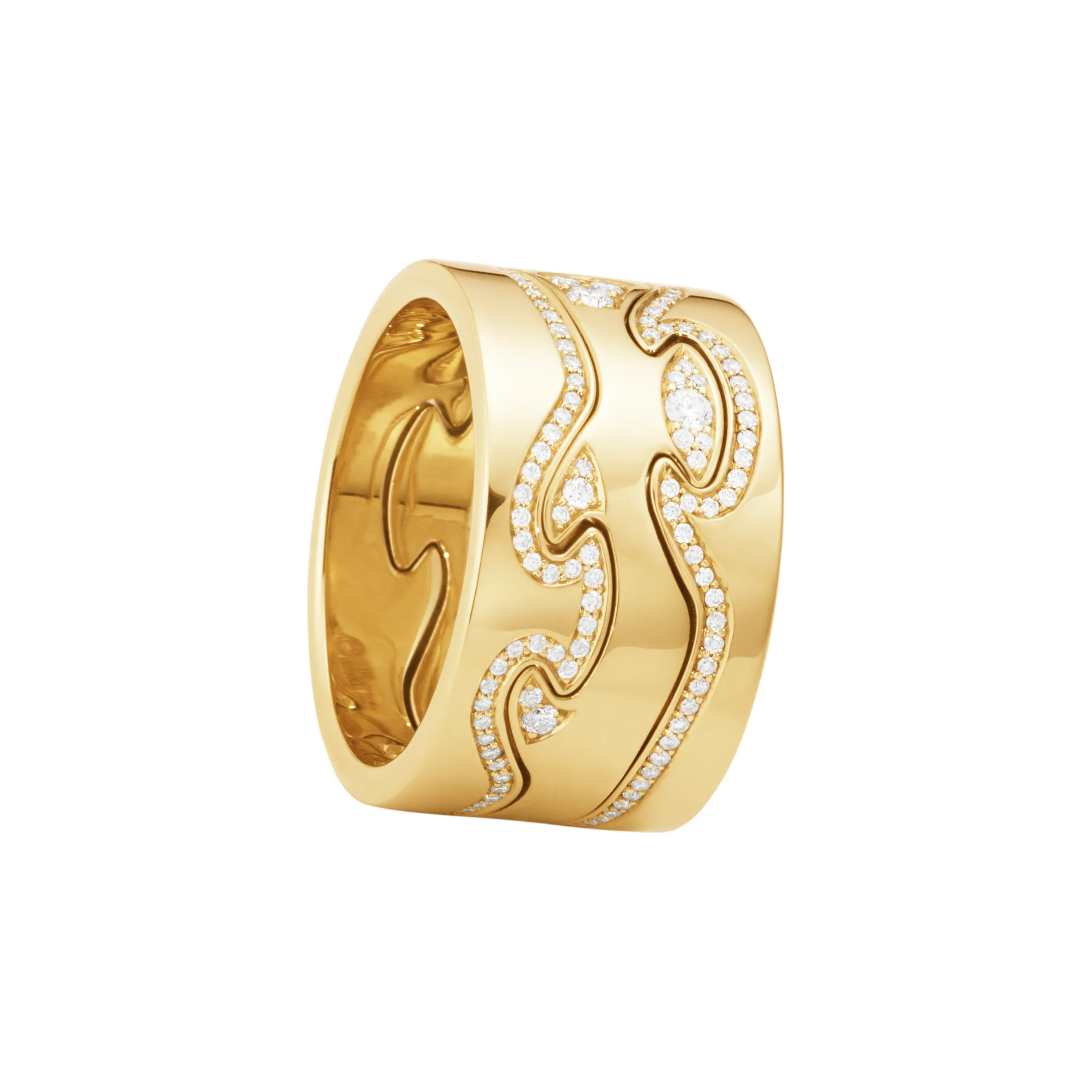 Georg Jensen Fusion endering Guld med diamant 20000623