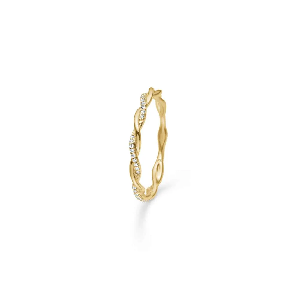 Mads Z Poetry Twist Ring 1541025