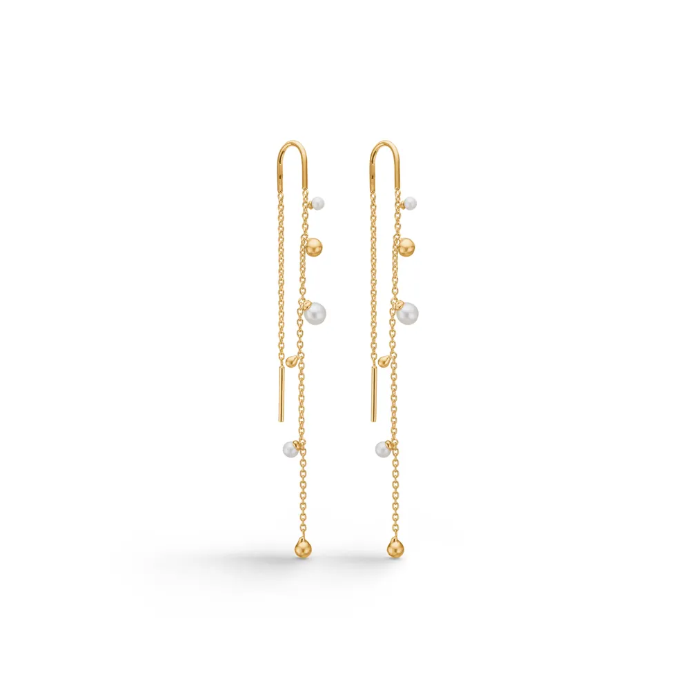 Mads Z 14 kt. Bubbles n' Pearls Øreringe 1503166