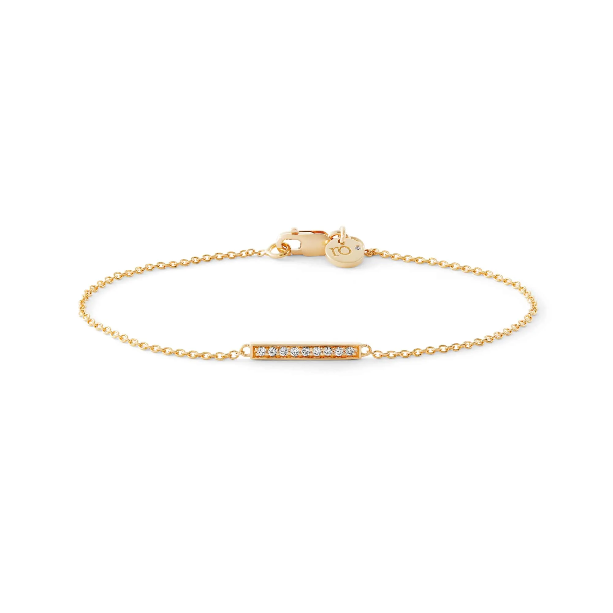 Ro Copenhagen Rock Square Diamant Armbånd B115Y101