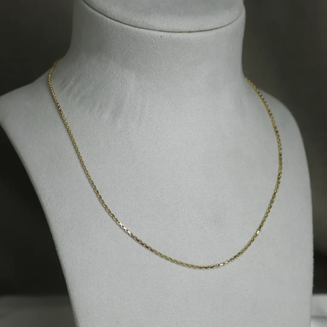 BNH Anker Facet Kæder 8 kt Guld 0,6 mm