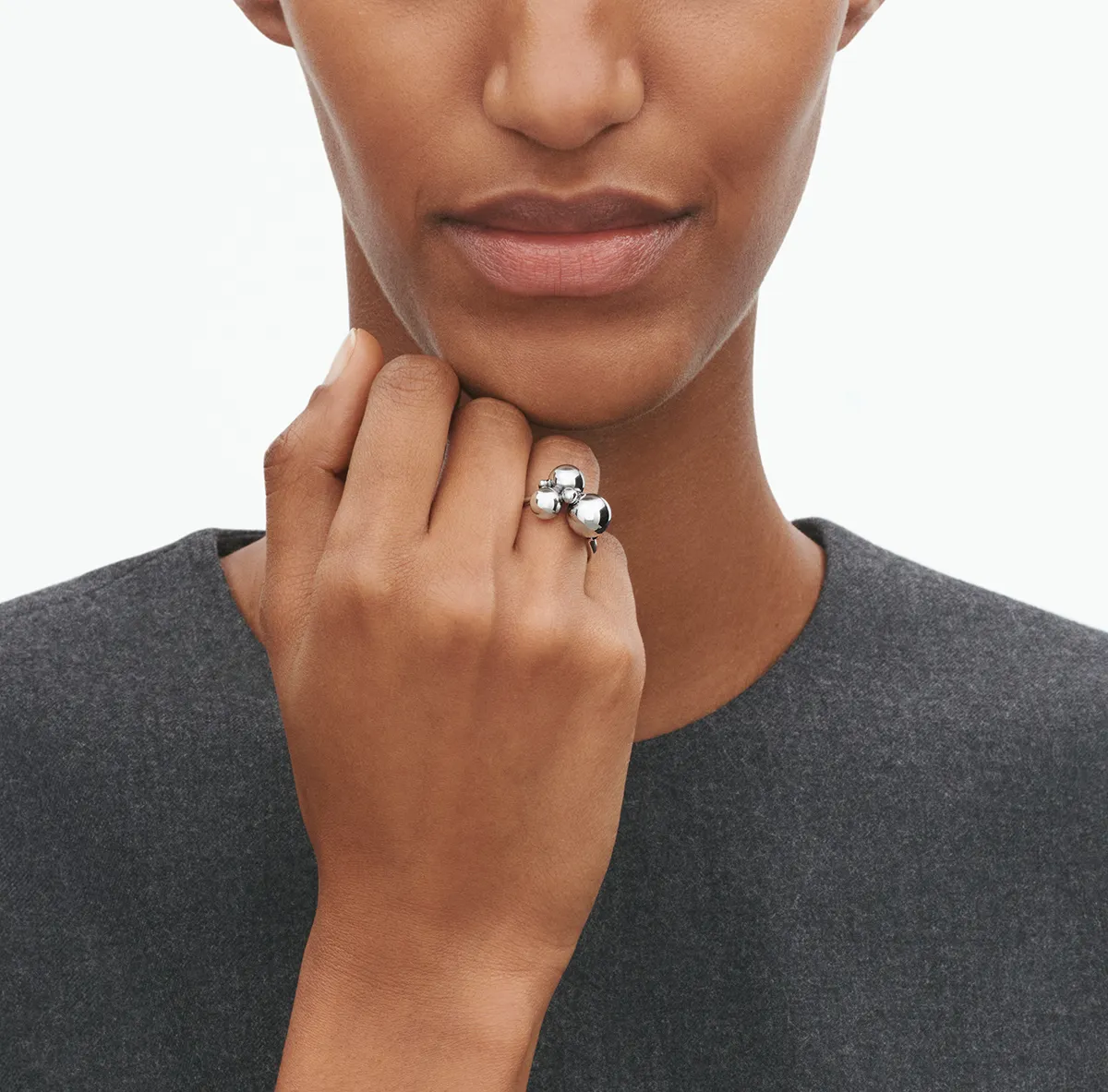 Georg Jensen Moonlight Grapes Ring 20001007