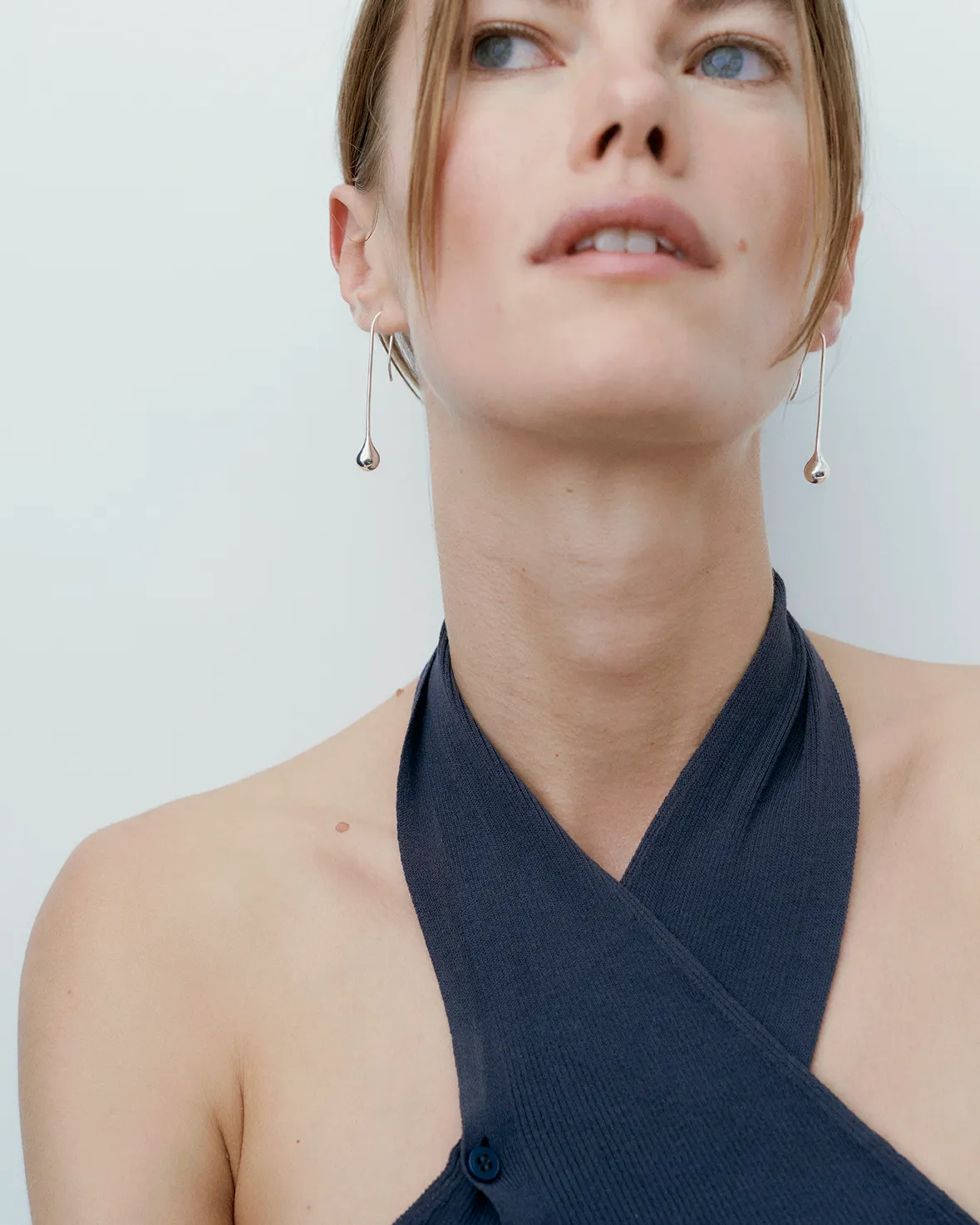 RAGBAG Datura Long Drop Øreringe 12147-SS