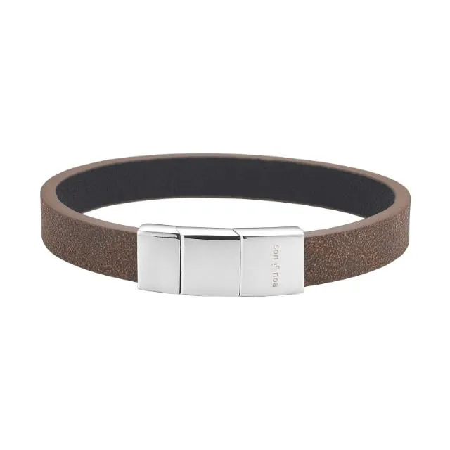 Son of Noa Armbånd Brun Kalveskind 808905292
