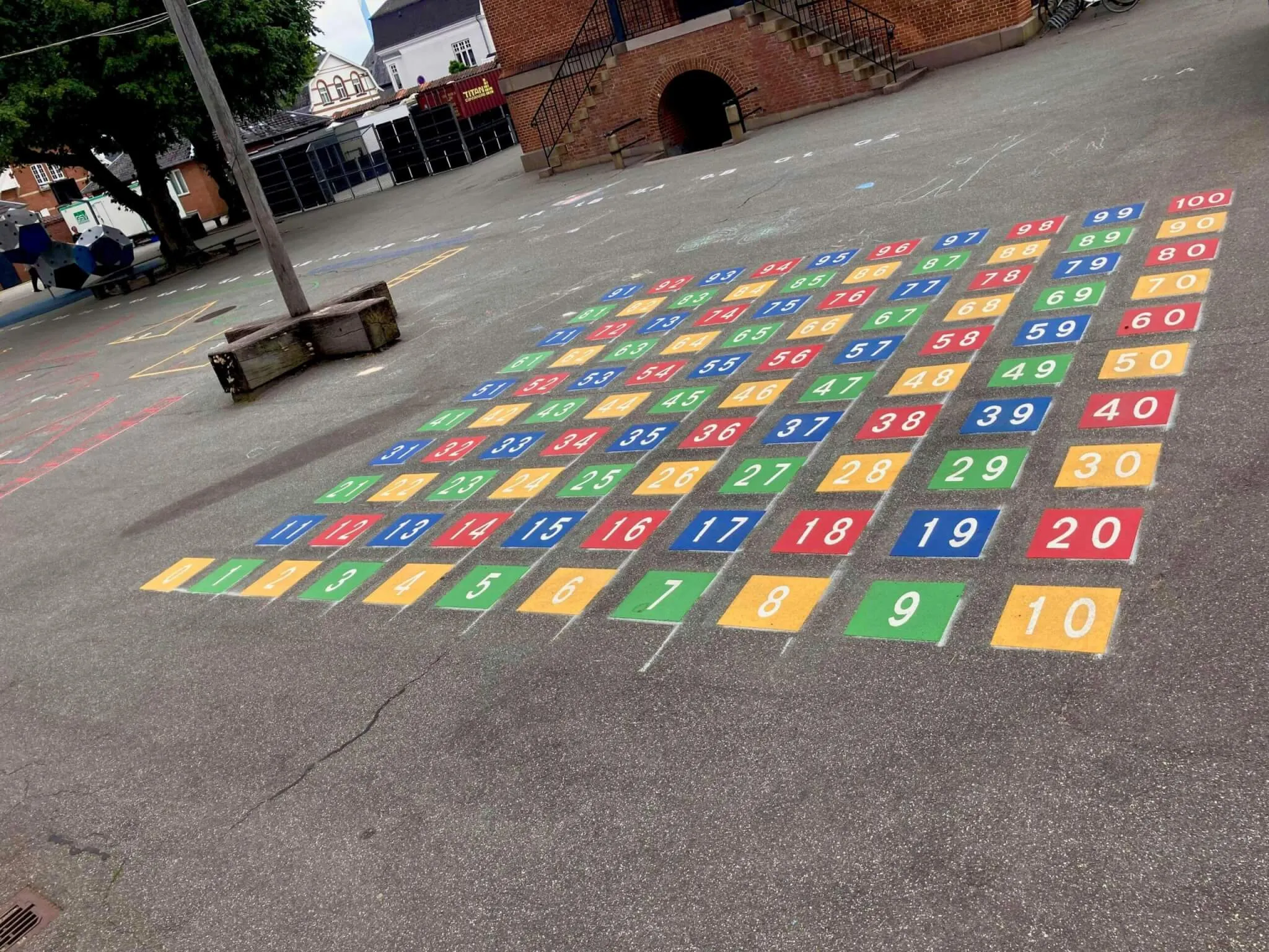 Termoplast Leg På Streg pakke med opbevaringsvogn