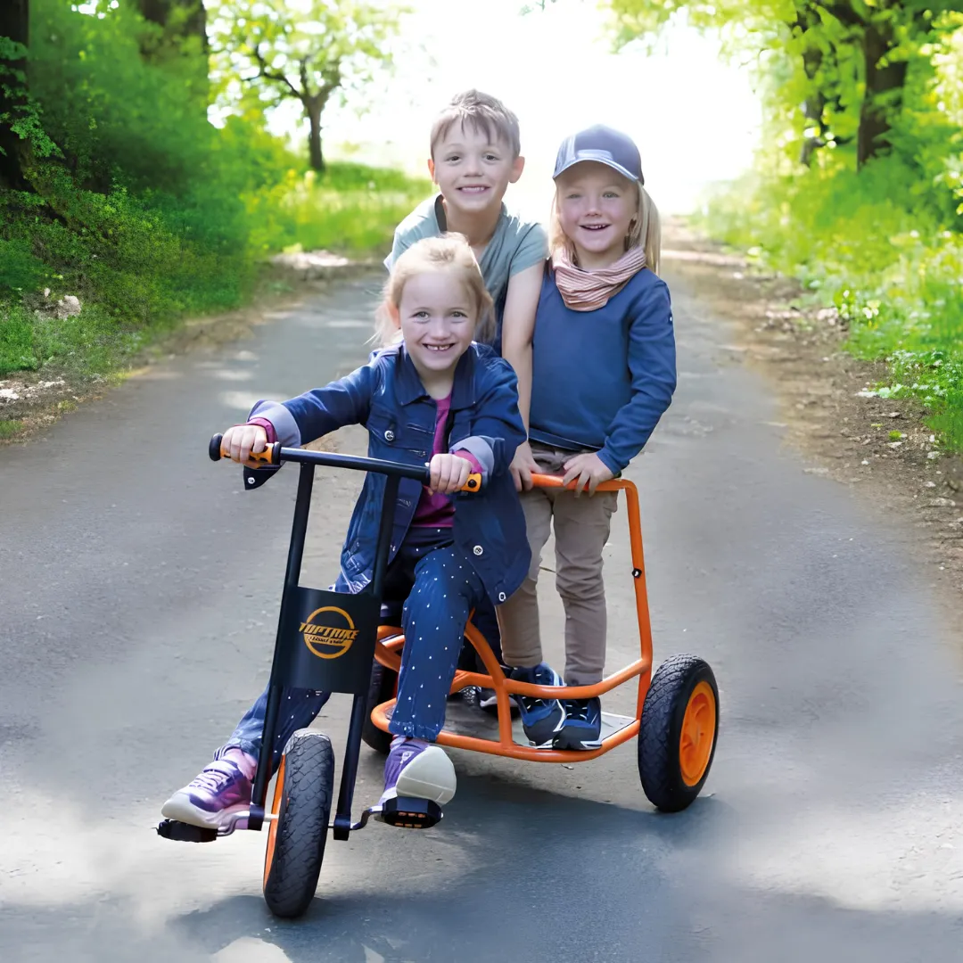 Maxi transportcykel til 2 børn