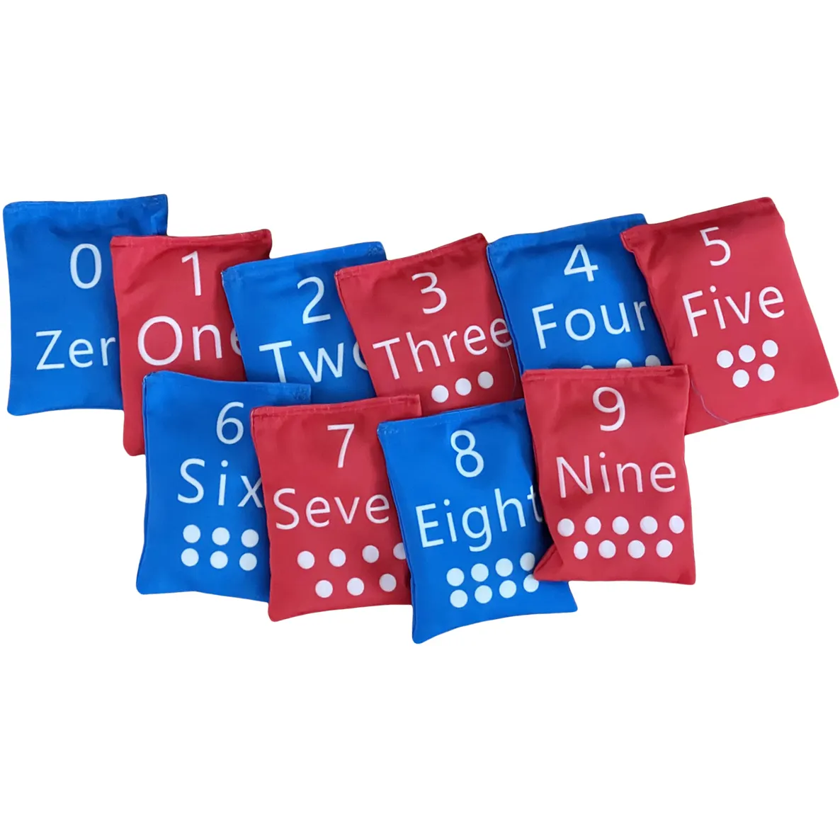 Ærteposesæt 0-9