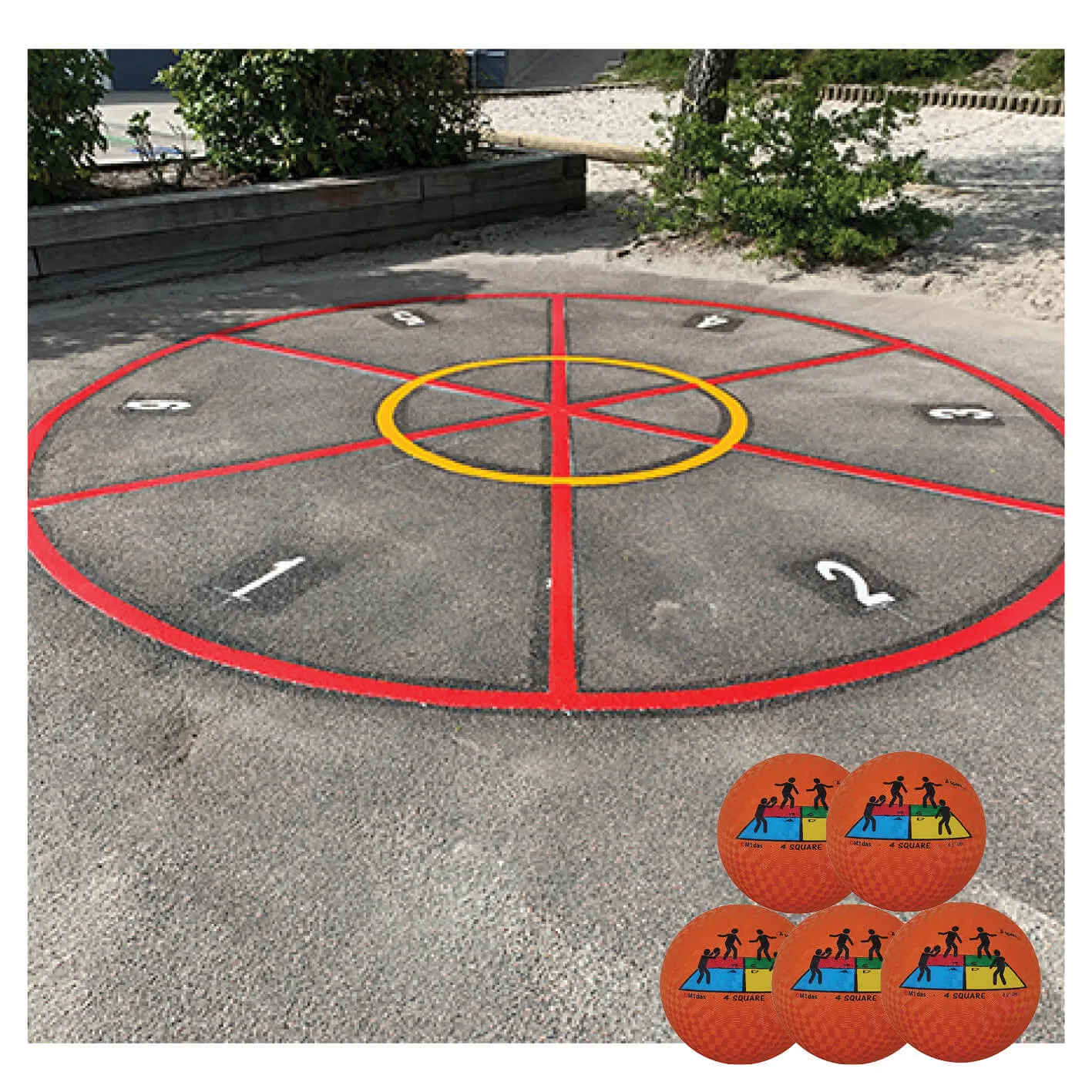 Ostespil med 6 felter 
