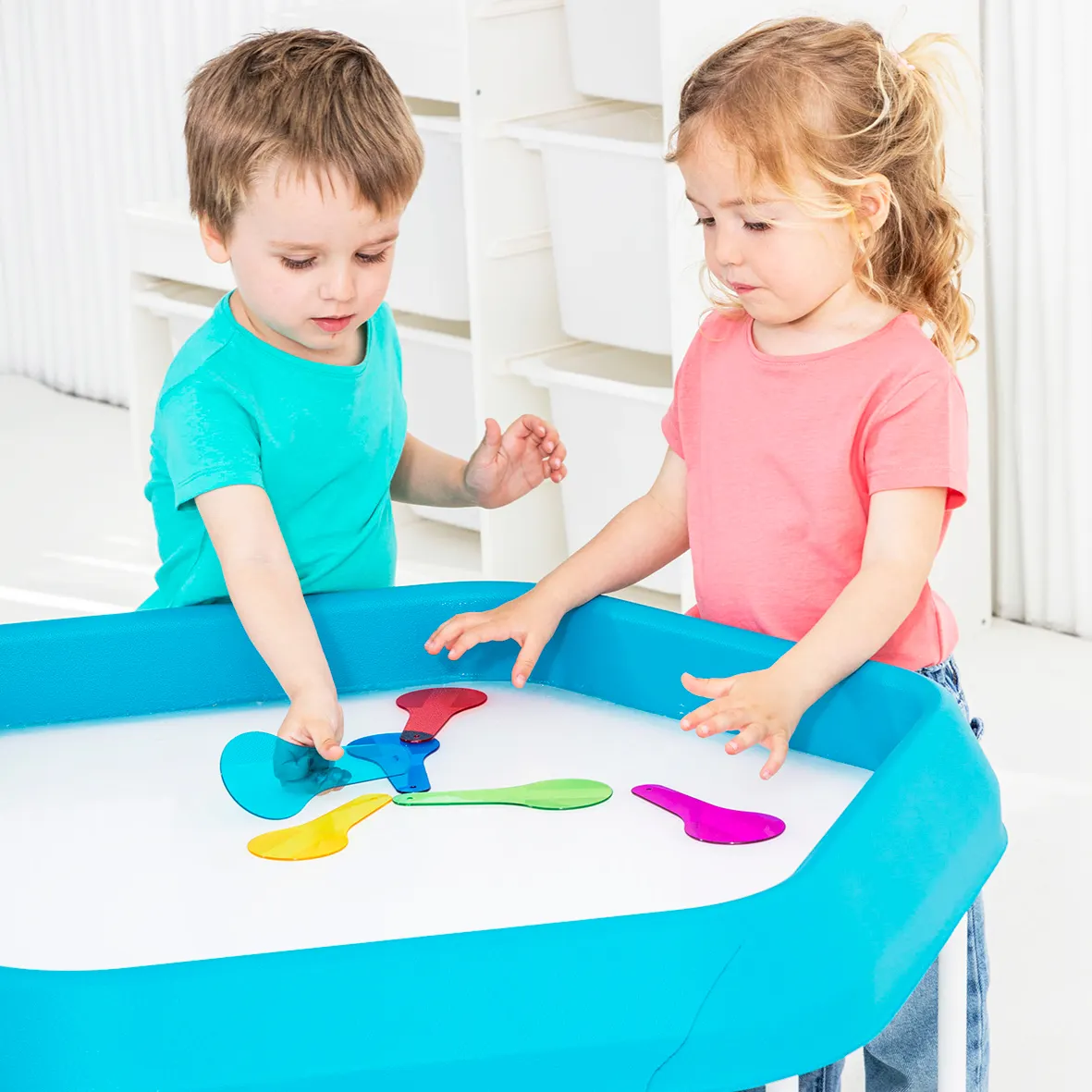 LED Sensorisk bakke med stativ