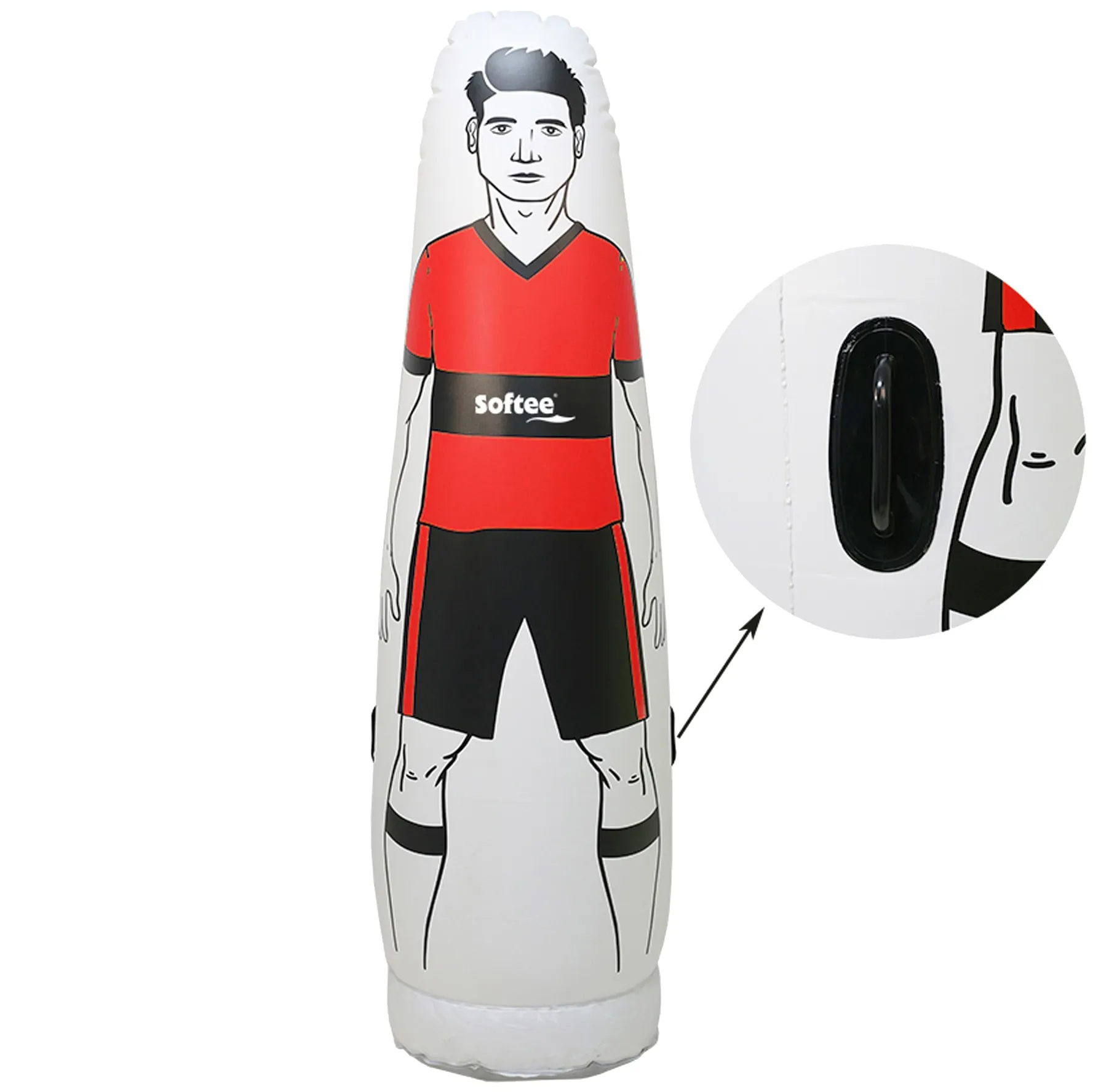 Oppustelig frisparksfigur