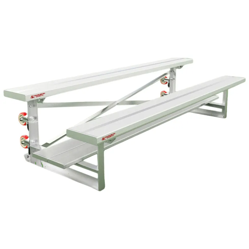 Mini-tribune 2 rækker med hjul