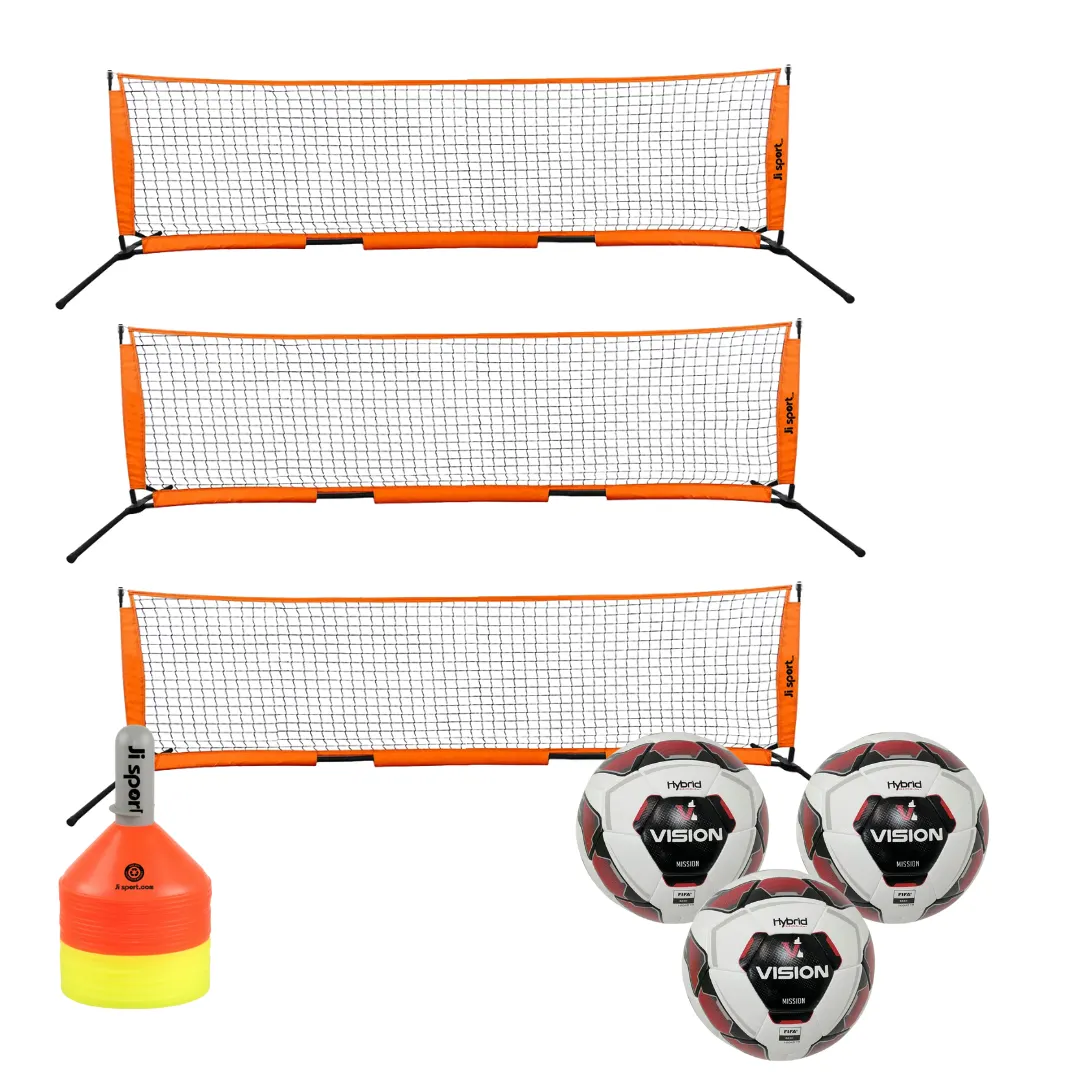 Fodtennispakke med net