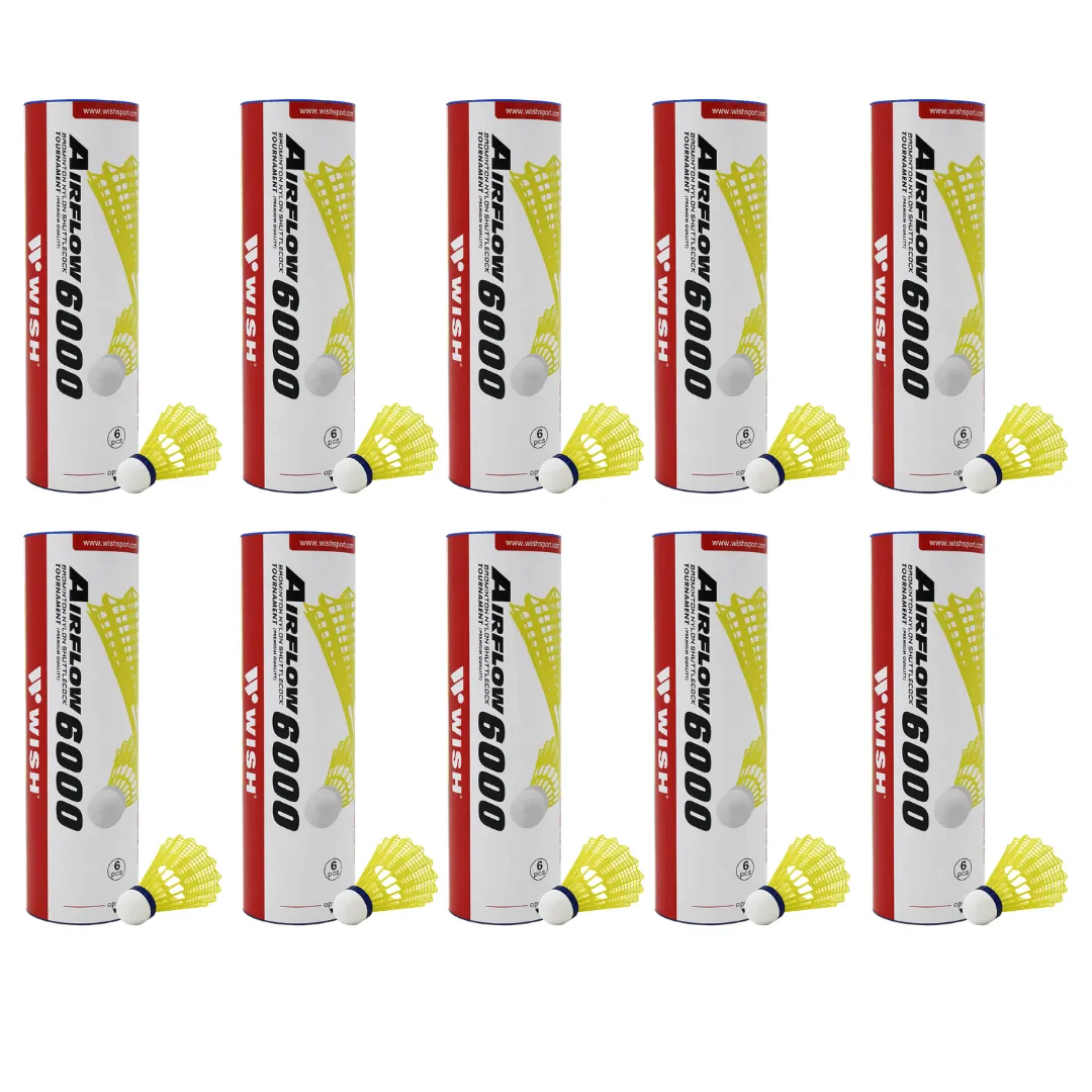 10 rør badmintonbolde