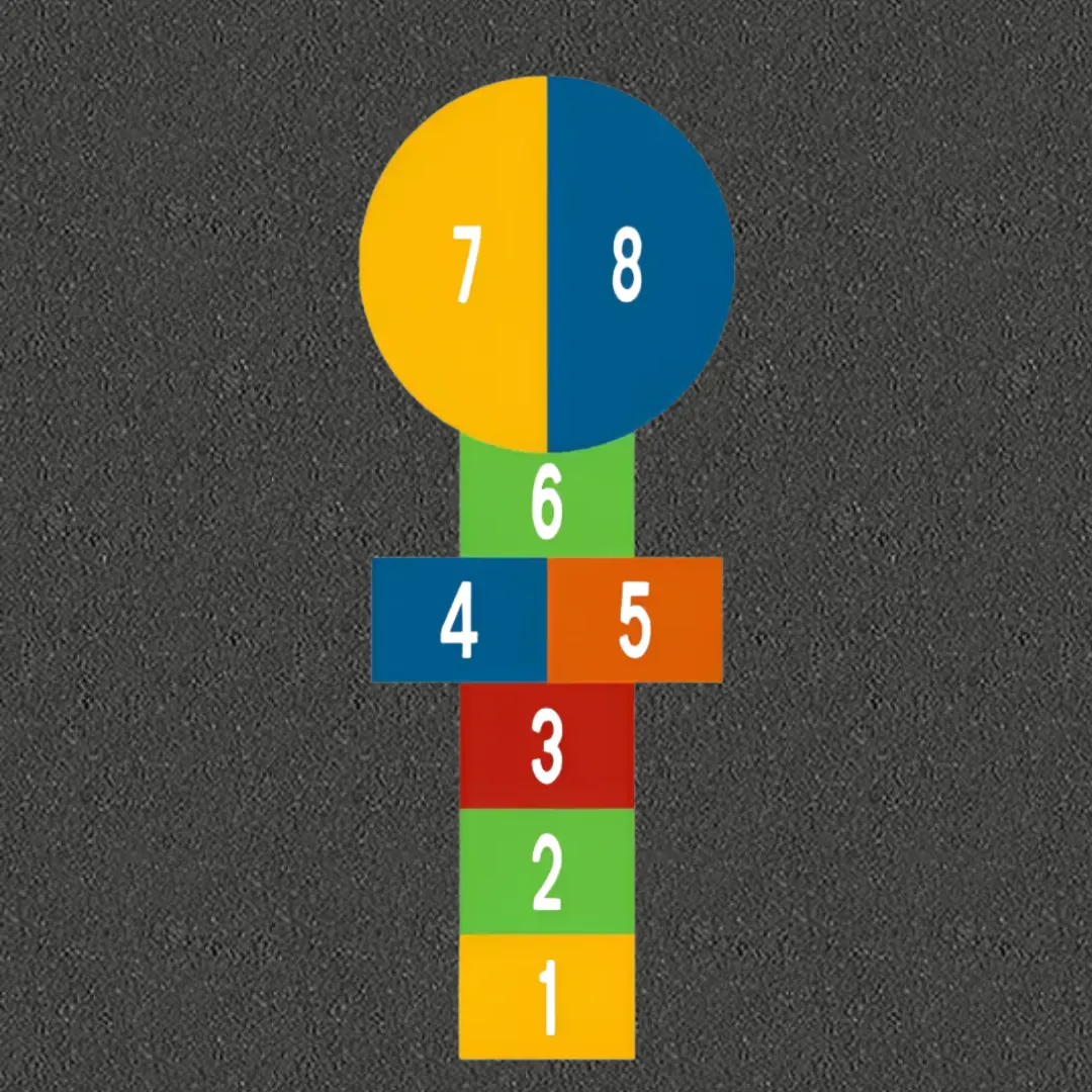 Hinkerude 8 felter i termoplast