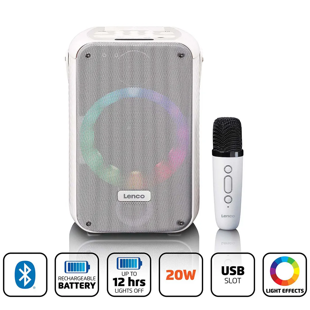 Lenco Karaokejärjestelmä Bluetooth®-toiminnolla