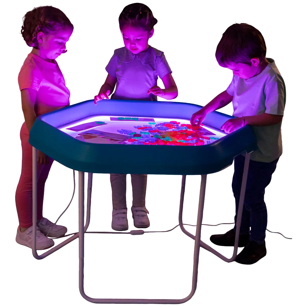 LED-sensorinen alusta telineellä