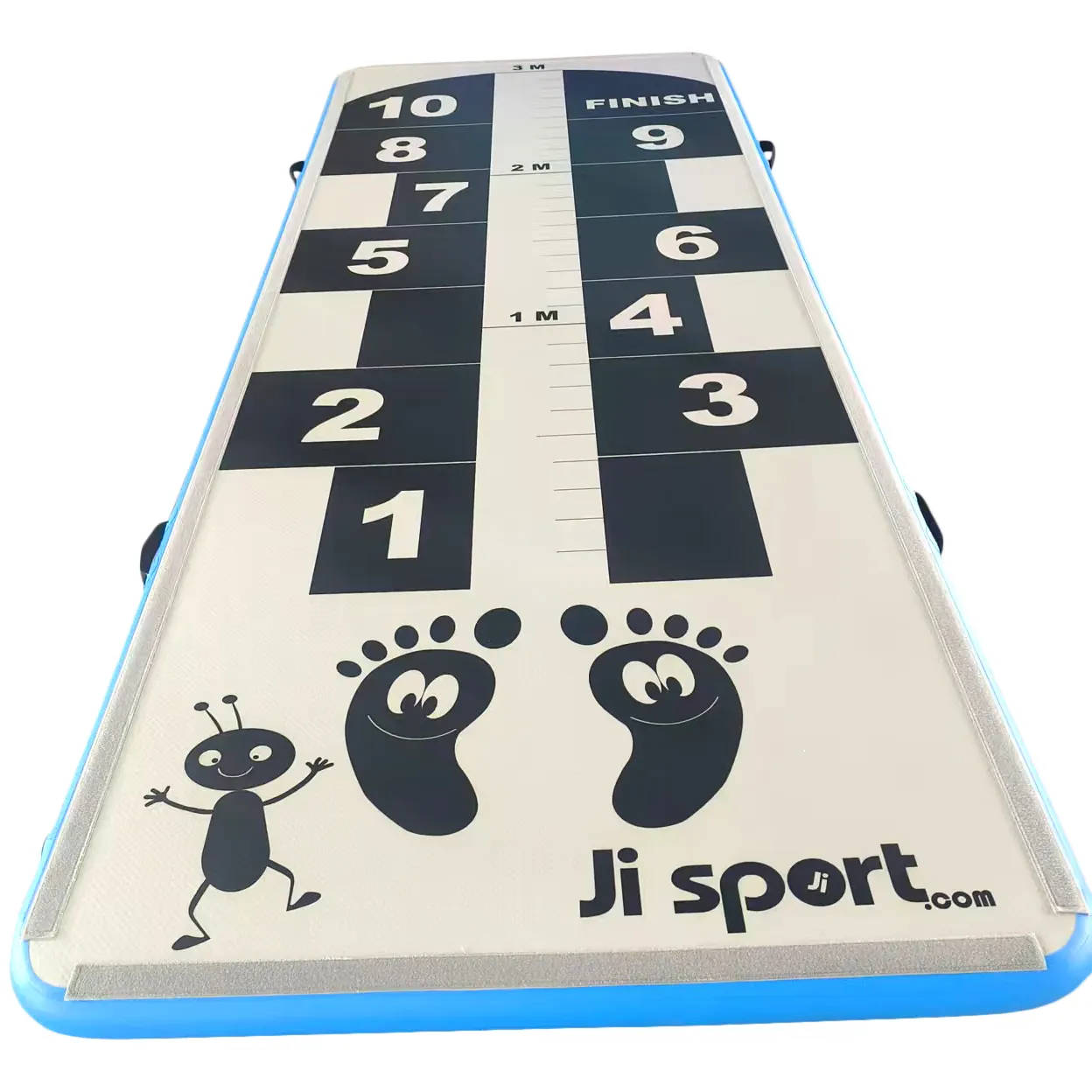 Airtrack med hinkerute og lengdehopp