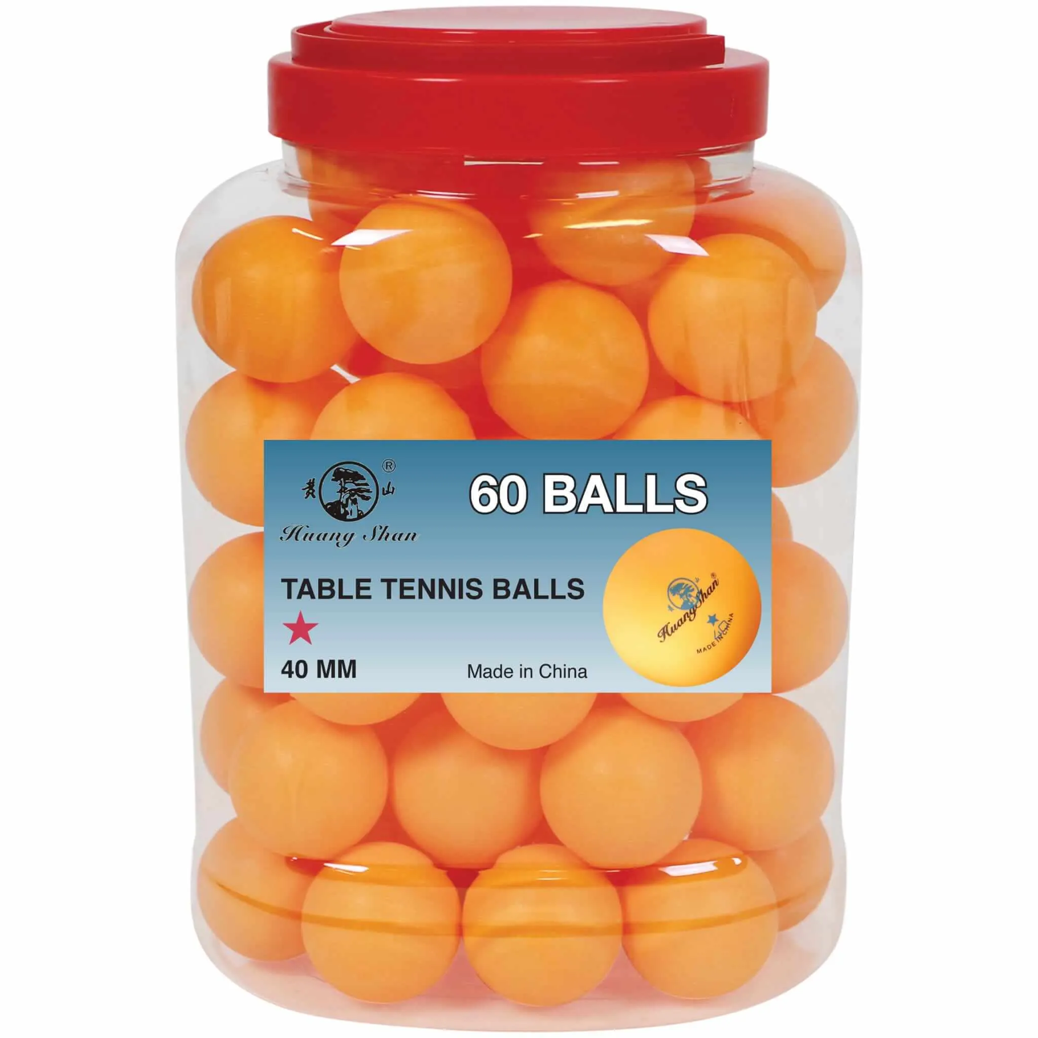 Huang Shan 1* bordtennisballer