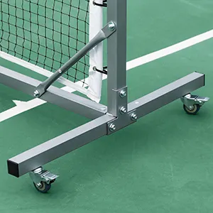 Sterkt pickleballnett med hjul