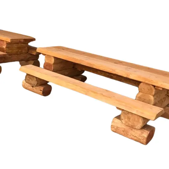 Herregårdssett bord og benkesett