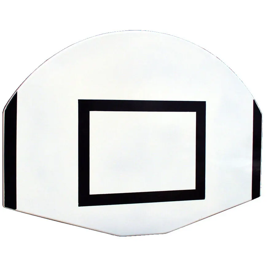 Basketballplate i glassfiber 120x90cm