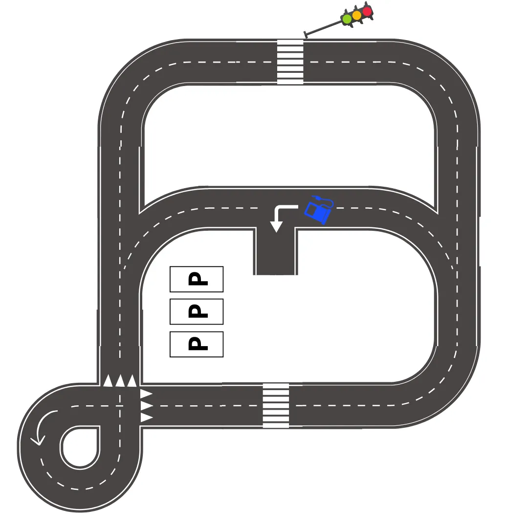 Trafikkbane med lek og læring