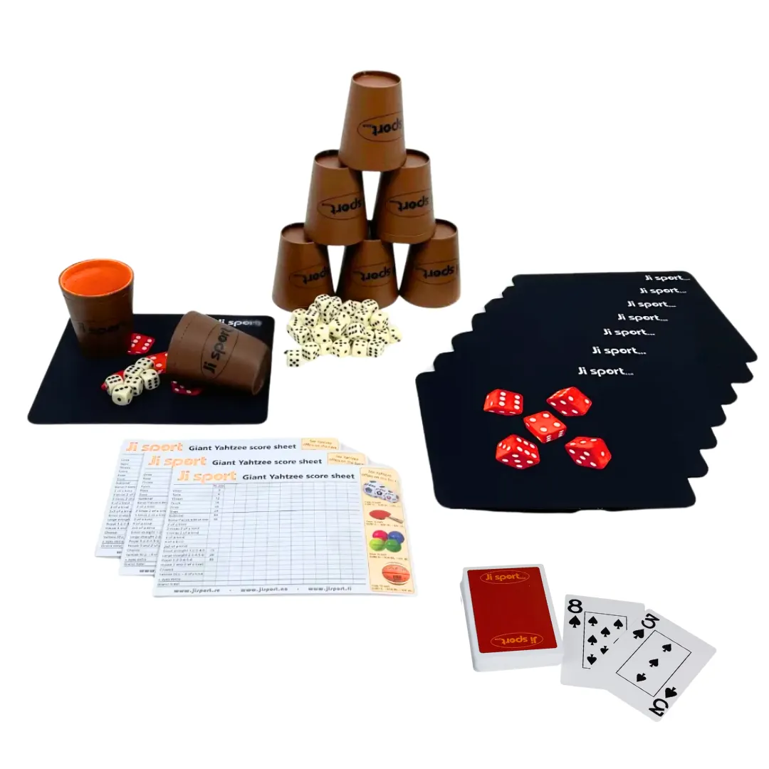 Raflebegersett med kort