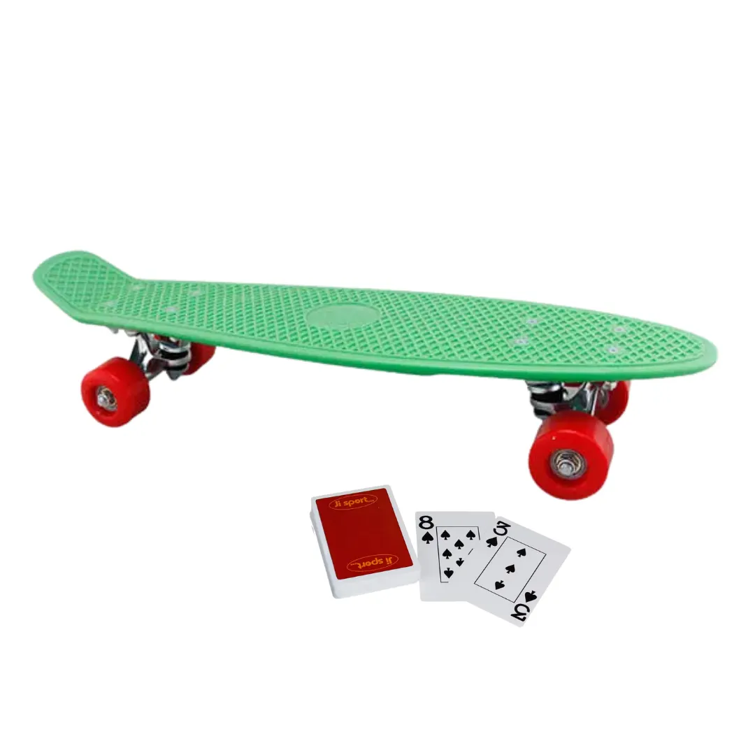 Action Kids skateboard og kortstokk