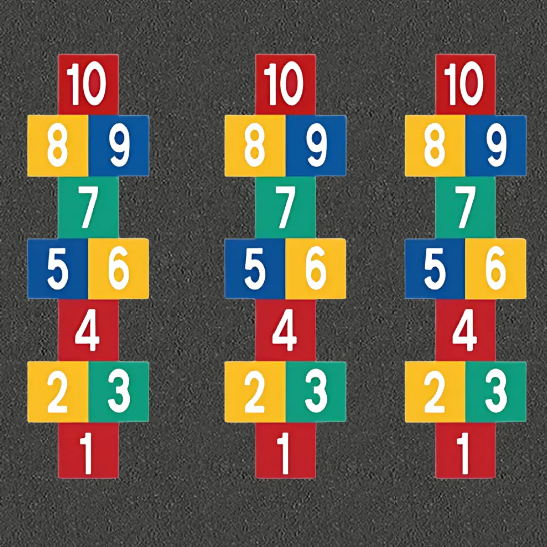 3 stk. hinkeruder i termoplast