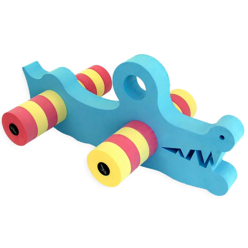 Flytende aqua Krokodille