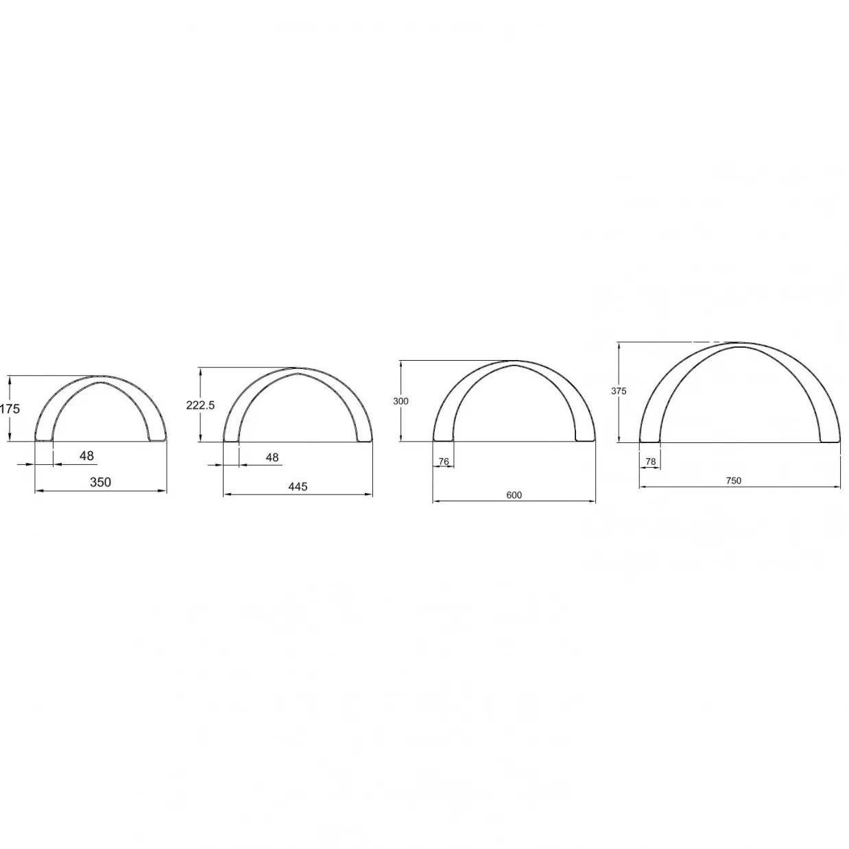 XL balansesteinpakke – 4 stk. store balanse-steiner