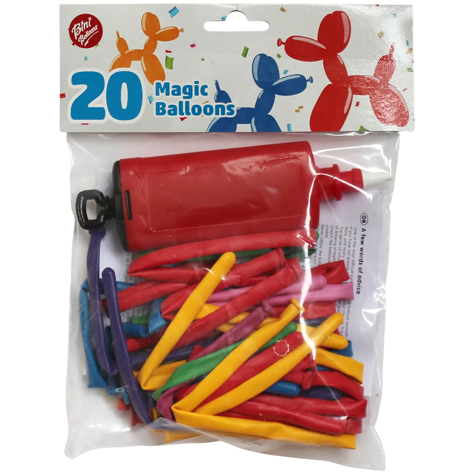 Modellerballoner 20 stk.