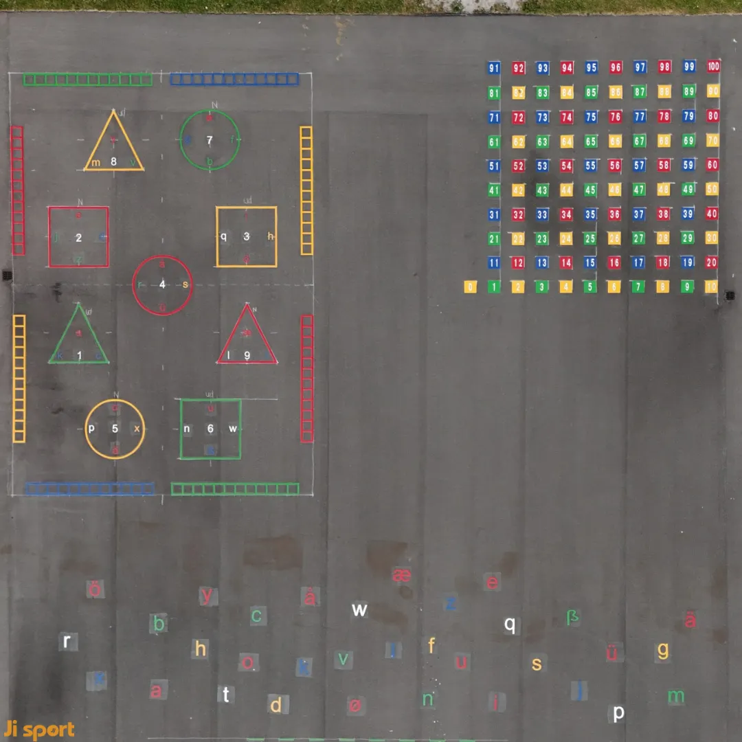 Lek på Strek, termoplast -Pakke med oppbevaringsvogn