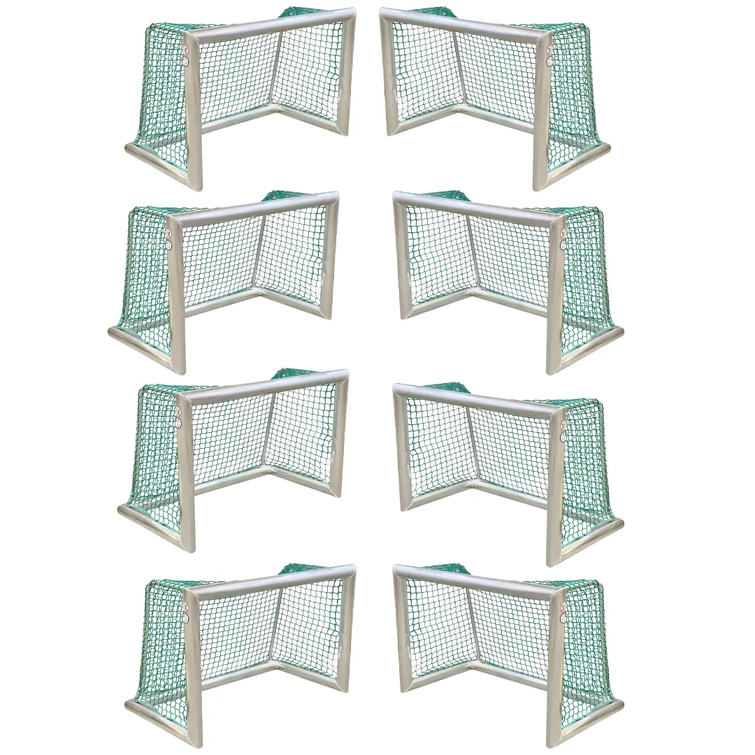 8 stk. fuldsvejset mini fodboldmål