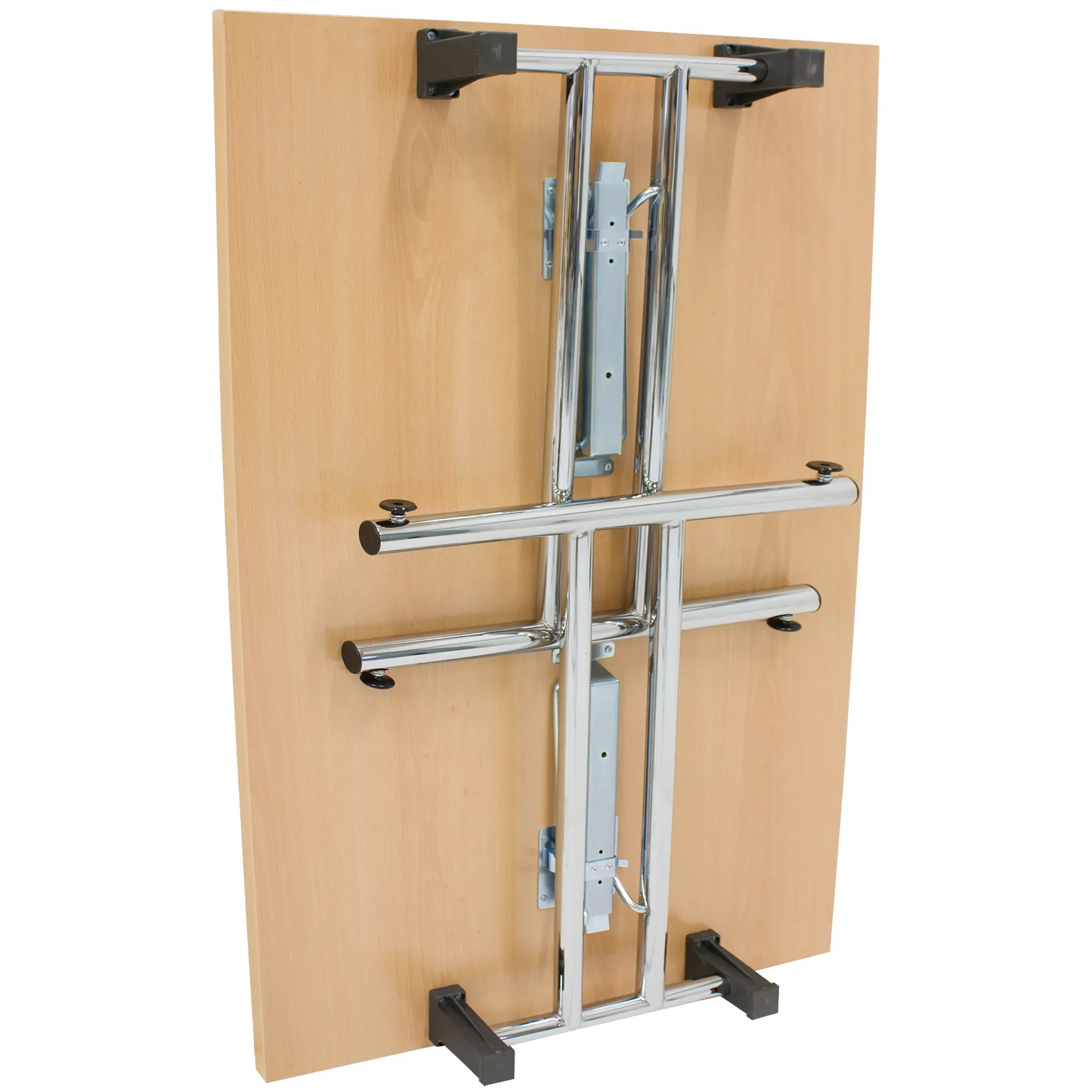 Fällbord med laminat – kromstativ