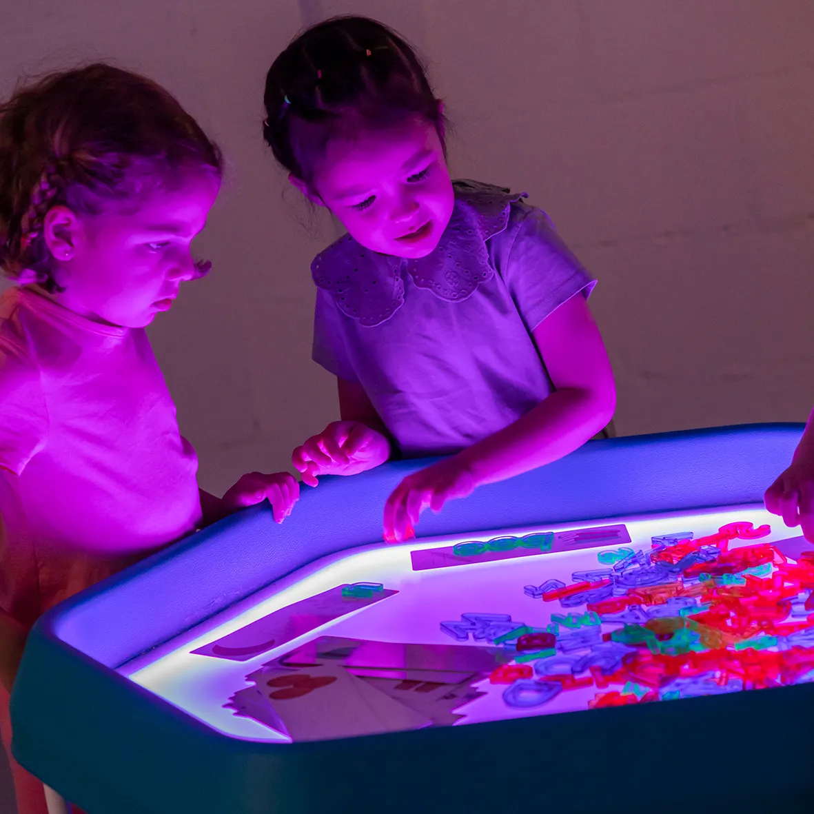 LED sensorisk bricka med stativ
