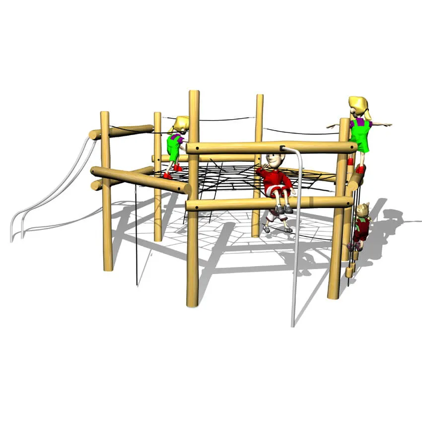 Robinia Stort klättersystem 6-kanigt Robinia Stort klättersystem 6-kanigt
