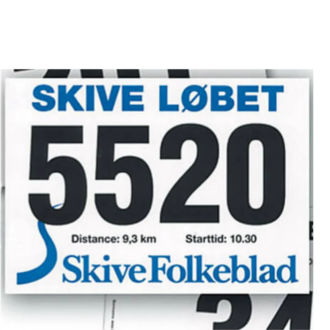 Löparnummer 1-100 Löparnummer 1-100