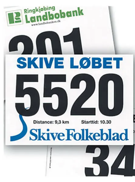 Löparnummer 1-100 Löparnummer 1-100