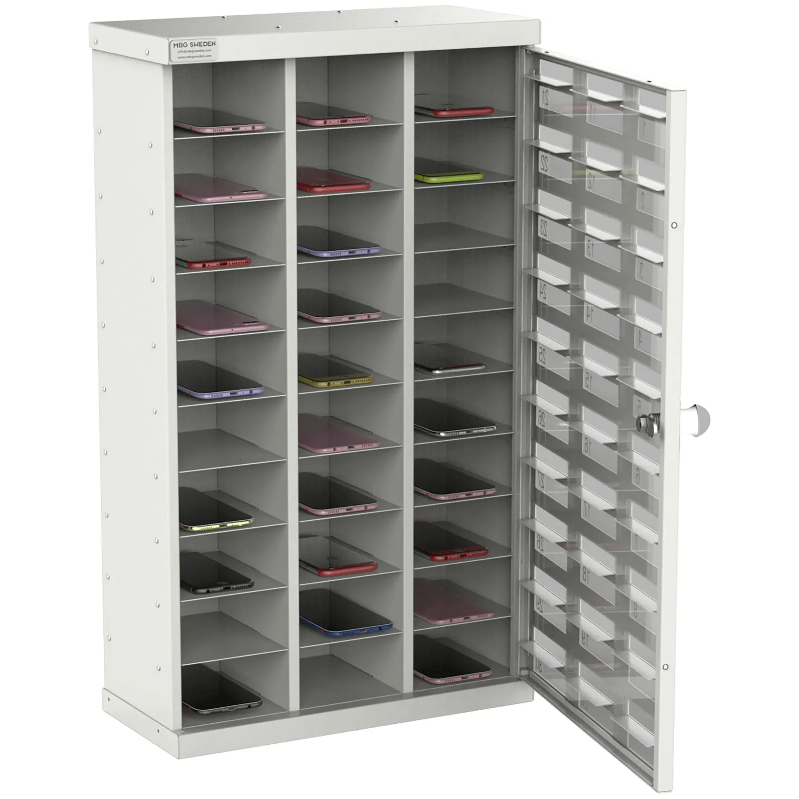 MGB 30 Mobiltelefonskåp – Skåp med 2 nycklar