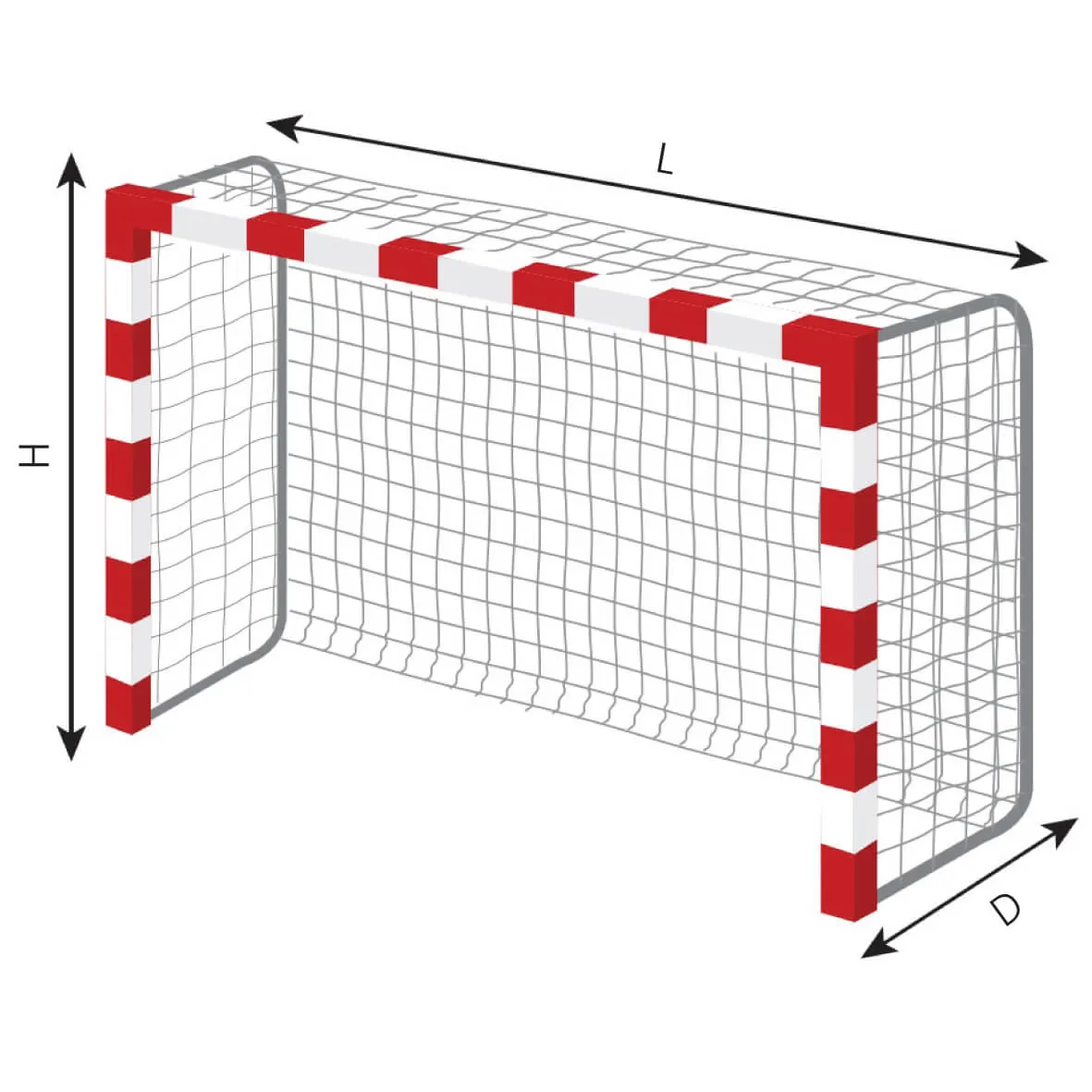 Handbollsnät, 4 mm PP Handbollsnät, 4 mm PP