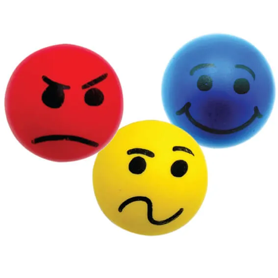 Smiley bolde 3 stk