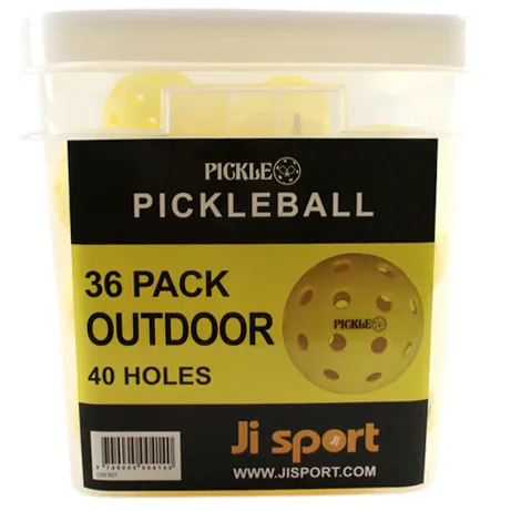 Outdoor pickleballer. 36 stk i bøtte