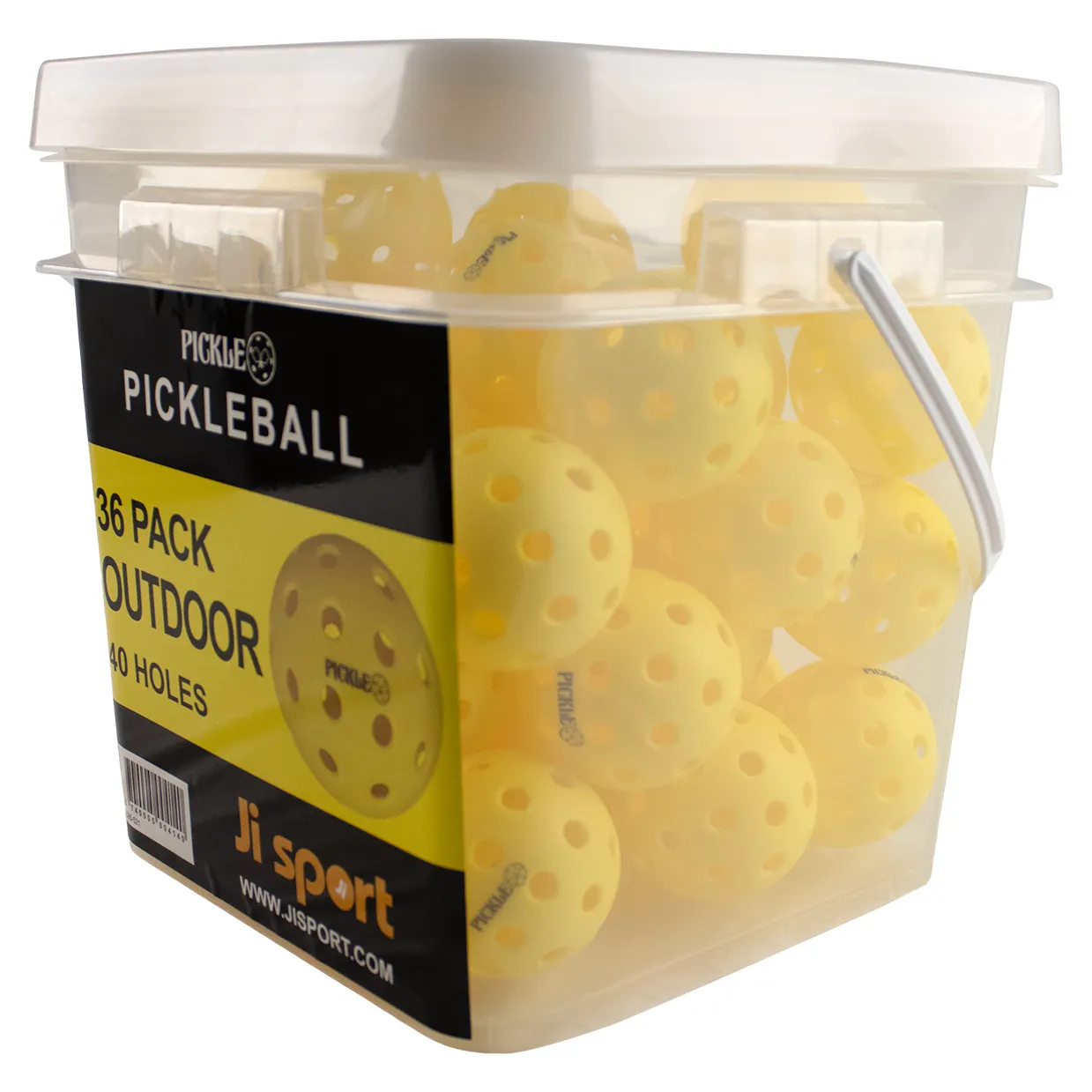 Outdoor pickleballer. 36 stk i bøtte