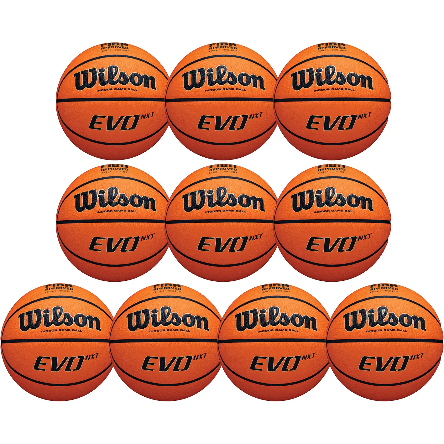 Wilson NXT EVO basketballpakke 10 stk.