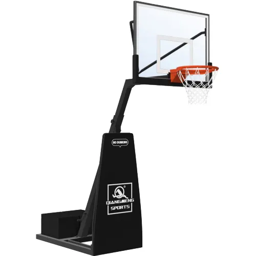 Mobil basketballstativ med hjul