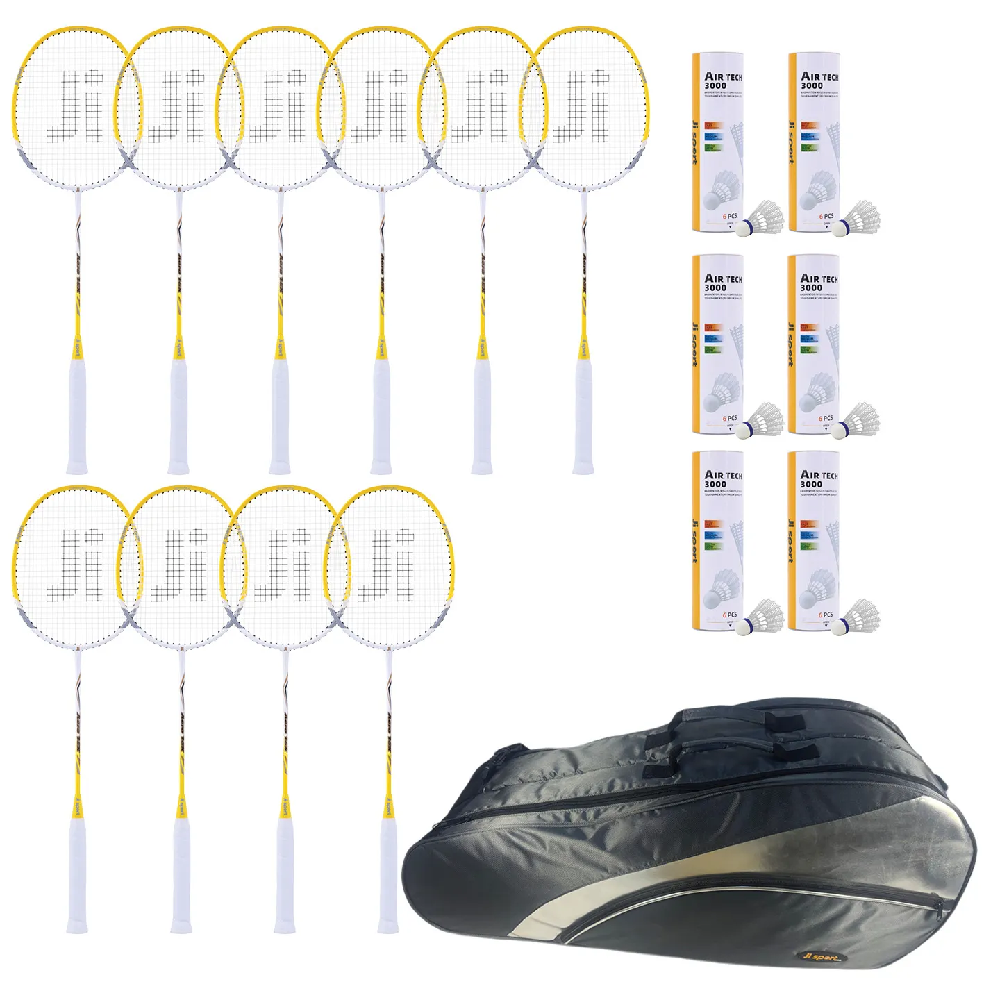 Aero 16X badmintonpakke med 10 ketchere