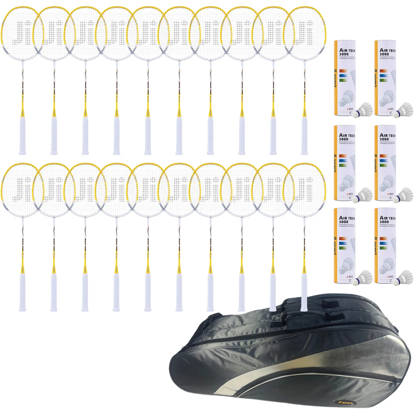 Aero 16X badmintonpakke med 20 ketchere