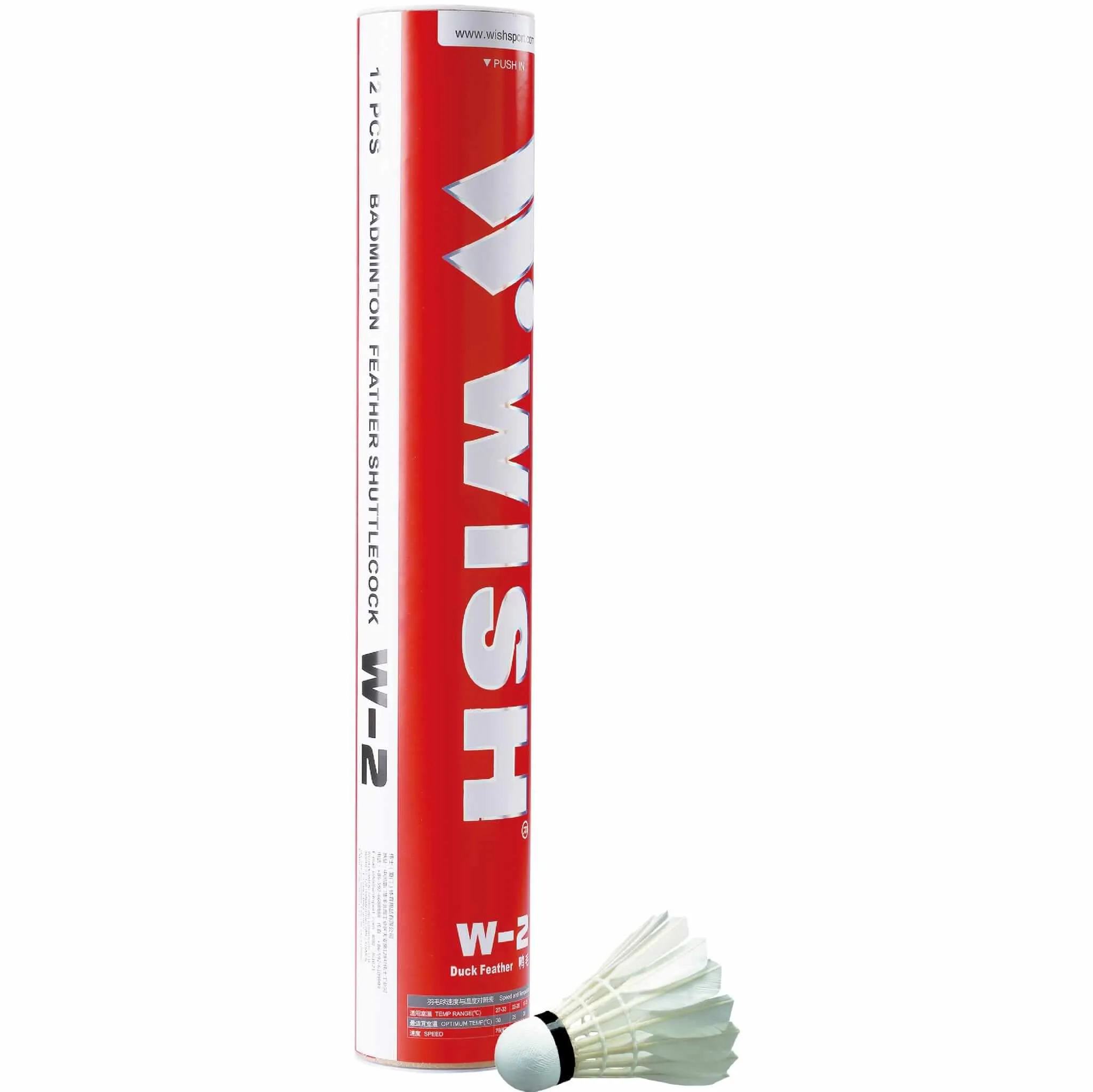 Wish W-2 Badmintonbolde
